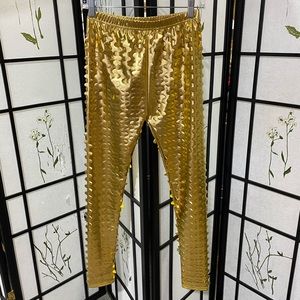 Gold club wear pants